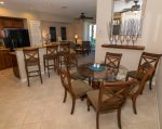 Wonderful dining area with 6 chairs for everyone